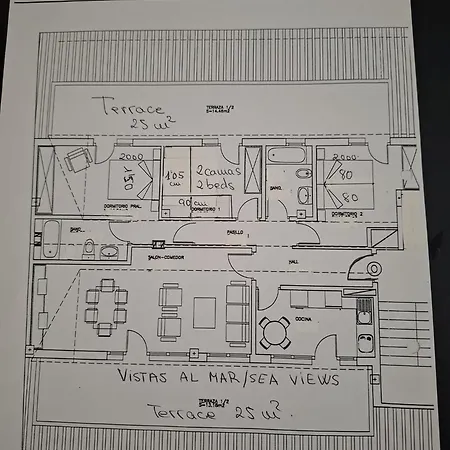 شقة Atico Con 2 Terrazas De 25 M Cada